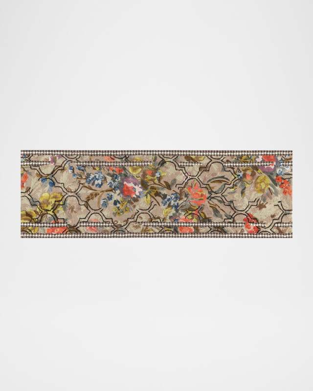Field Study Floral Rug, 2'6" x 8'